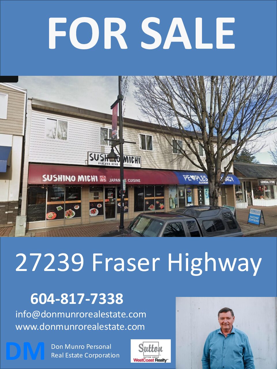 27263 Fraser Highway Sales Package